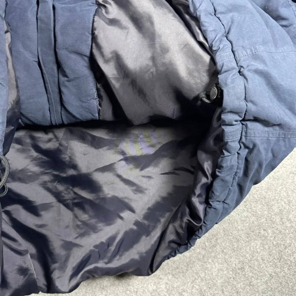 Polo Ralph Lauren Mens‎ XXL Navy Blue Full Zip Cotton Nylon Puffer Jacket Bomber